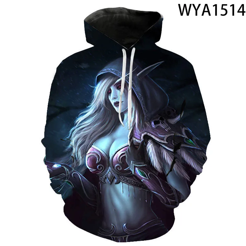 Game Warcraft Men Women Children Sweatshirts 3D Printed Fashion Streetwear Casual Long Sleeve Hoodies