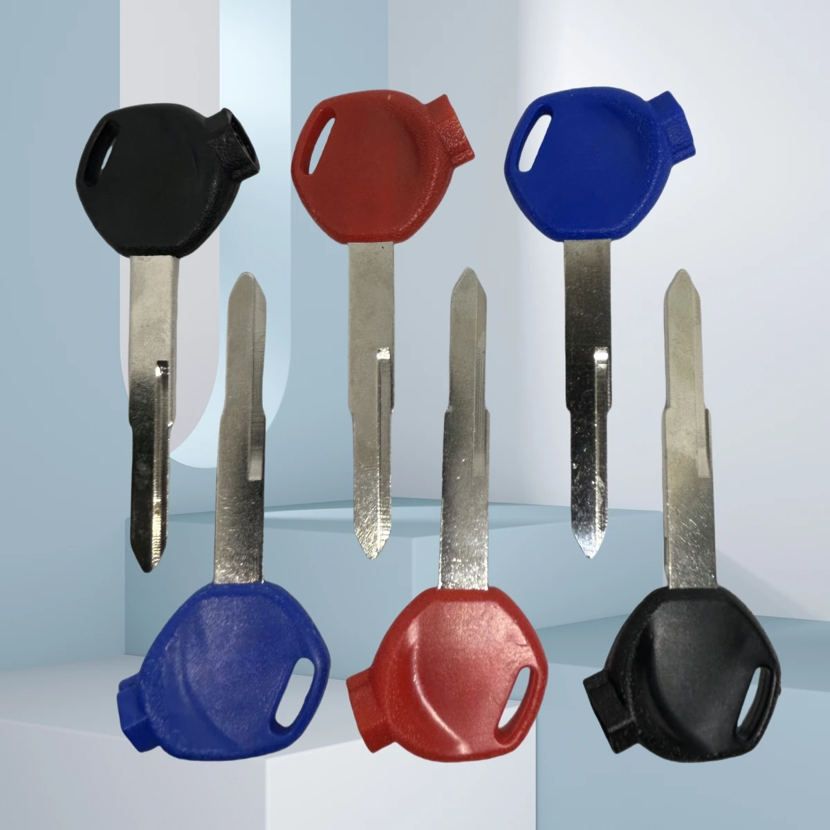 

3pcs Motorcycle key For Honda New Continental Wuyang key WH100 Joy 125CC God of War SDH150-F motorcycle key with magnet sticker