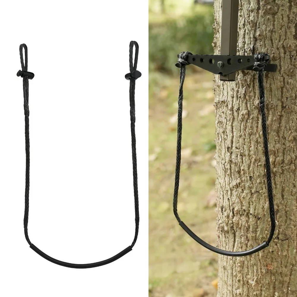 Hand Woven Polyethylene Rope Ladder Wear-Resistant Strong Tensile Loose Grip Tree Frame Hunting Ladder with Steps