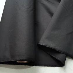 1Meter X 1.13Meter Soft Black Pure Natural Silk Taffeta Material Fabric 100% Mulberry Silk Lining Taffeta