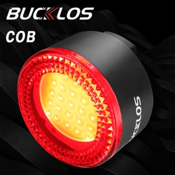BUCKLOS COB Bike Lights Bicycle Light USB Recharge Bicycle Rear Light Waterproof Road Mountain Bike Taillights Cycling Lamp