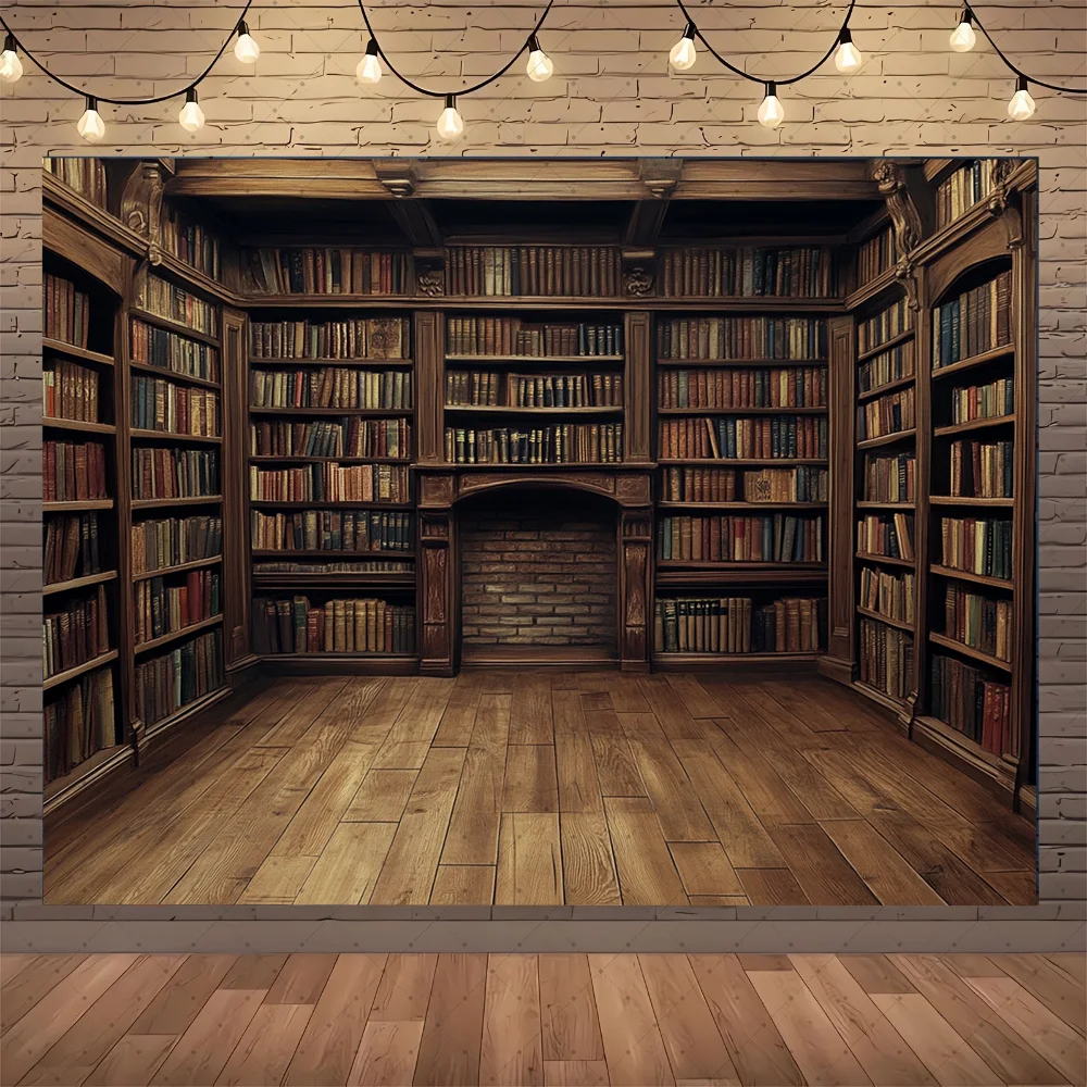 Bookshelf Backdrop Photography - Baby Nursery Bookcase ulasan dan harga