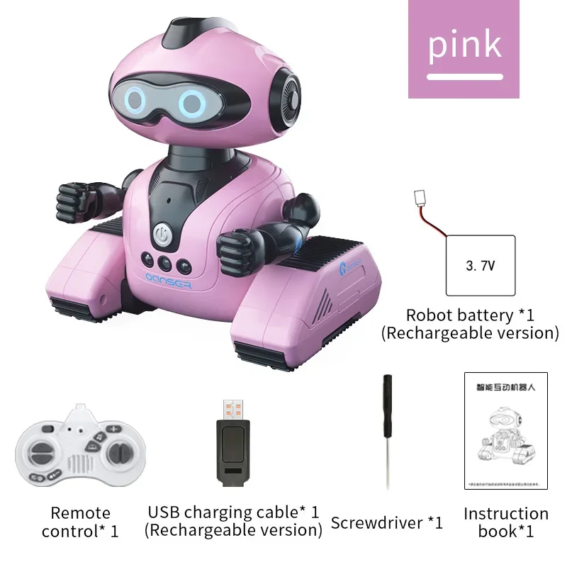 funny cool stuff:JJRC intelligent remote control car,music dance recording diy rc robot model,prank stress reliever toys gifts