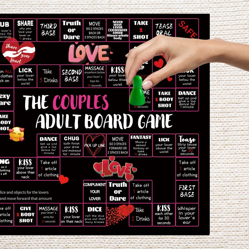 Games For Couples Romantic Adult Board Game Interactive Fun With Strategy Challenges And Deeper Connections