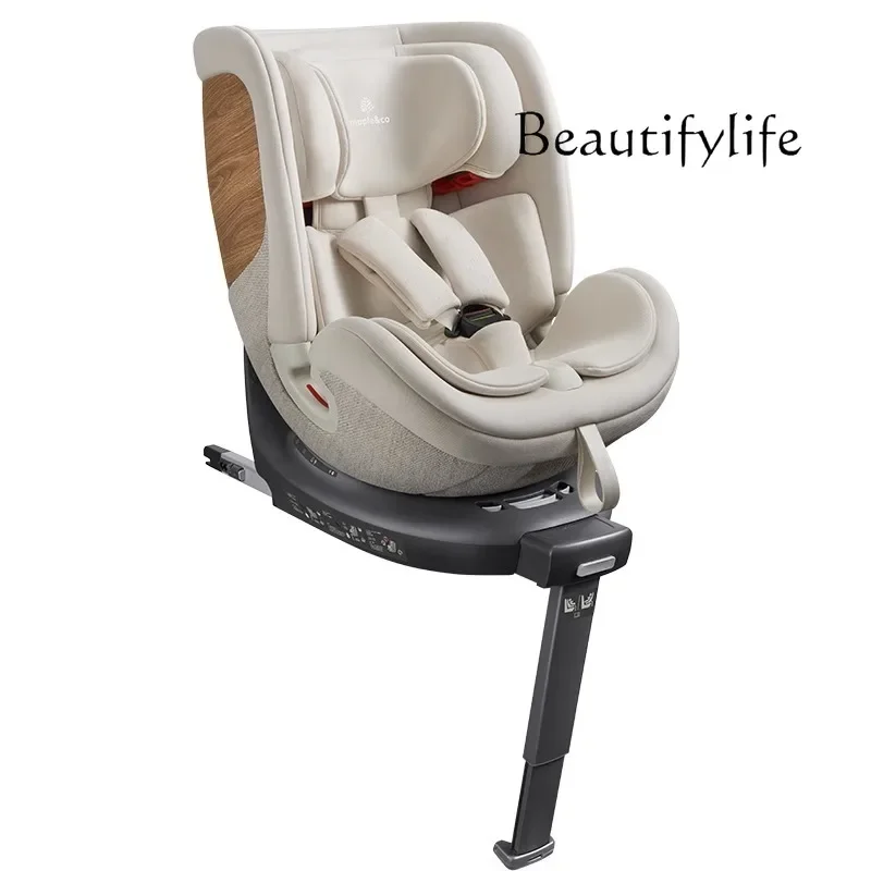 Safety seat 360 degrees rotatable car five-point seat belt fixed alloy surround protection