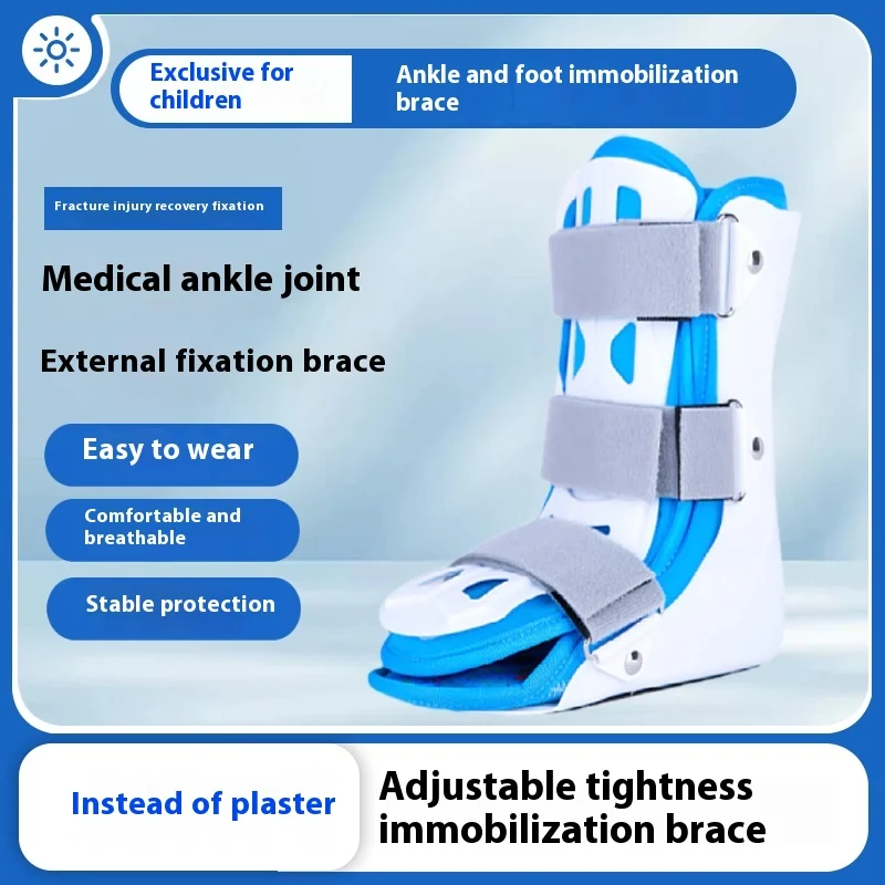 

Kid Foot Drop Support Splint-Varus Valgus Orthotics Brace-Ankle Joint Fracture Fixation Brace-Ankle Sprains Recovery Band Tool
