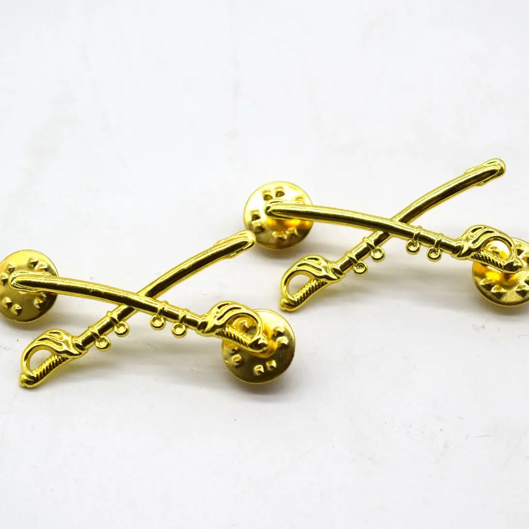 PARA METALOWYCH ODZNAK KAWALERII ARMII USA Insignia PIN Rekonstrukcje wojskowe