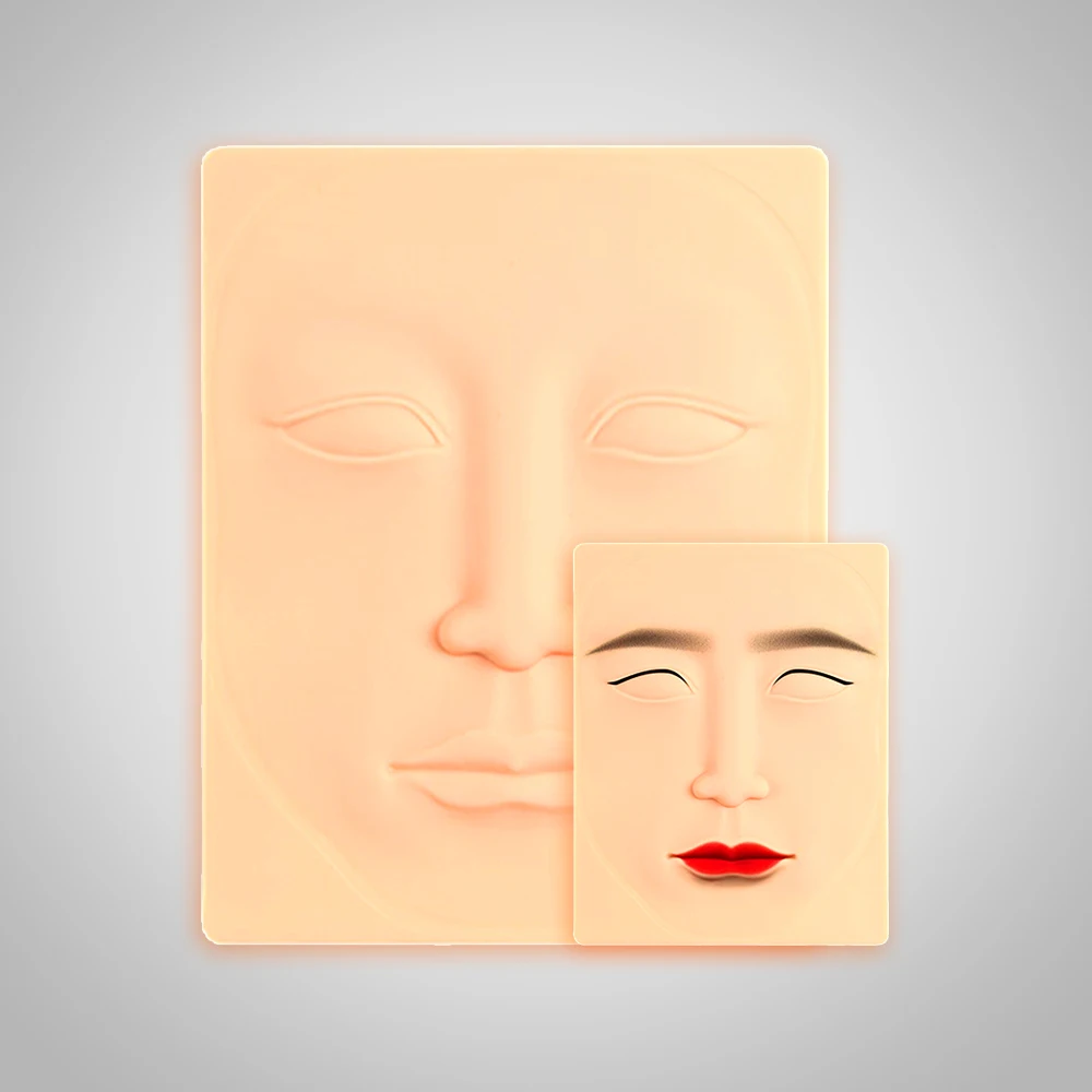 

KZBOY, 10 шт., новинка, 3D, Перманентный макияж, силиконовые губы, брови, латексная кожа, тренировка кожи лица, кожа для тренировки