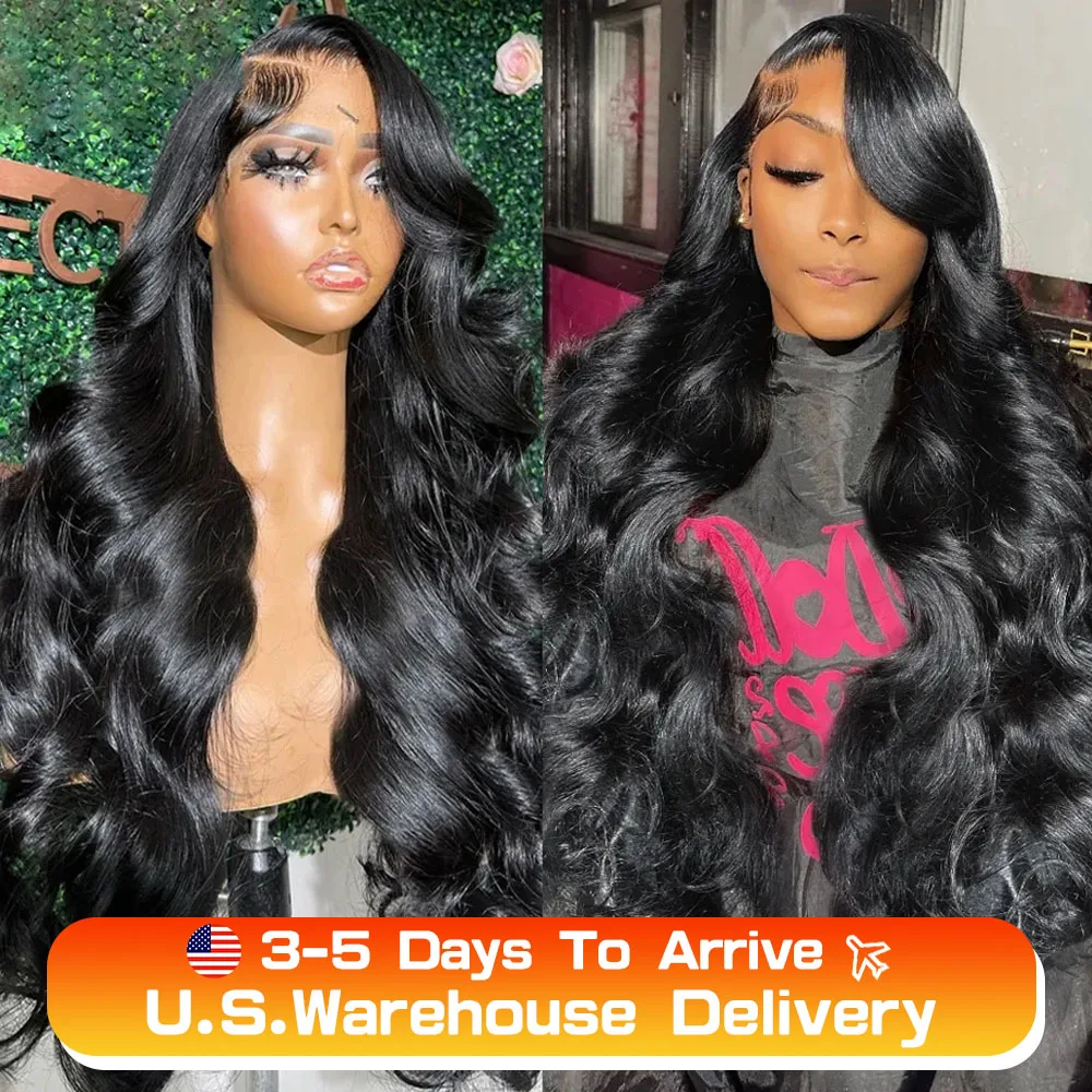 32Inch Body Wave Transparent 13x5 Lace Front Human Hair Wigs Remy Raw Indian Wavy 13x4 Lace Frontal Wig For Women Closure Wig