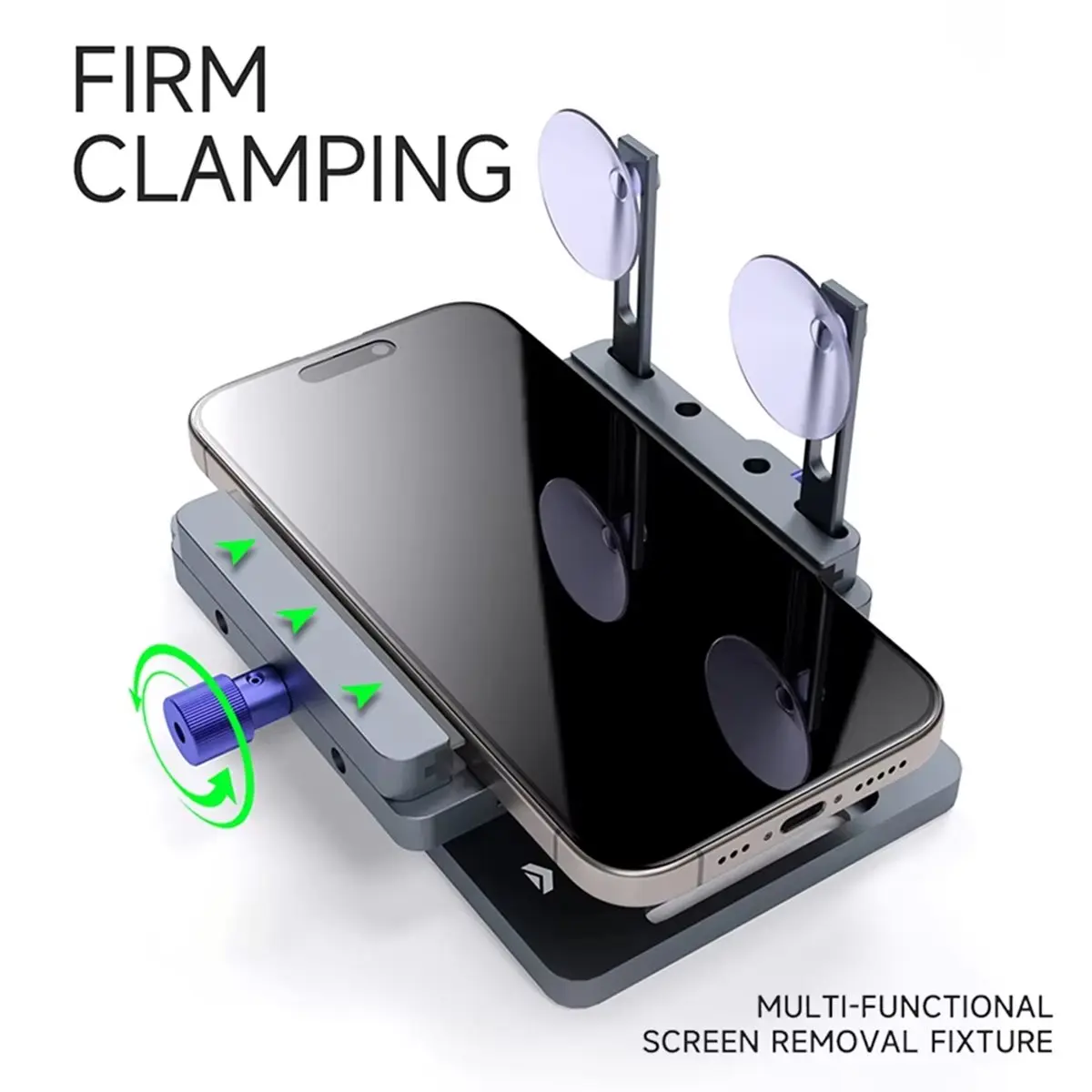 618 Mega Sale MECHANIC CP8 360° Rotating Screen Removal Fixture CP8, Anti-Static Heat Resistant Tool for Phone Repair