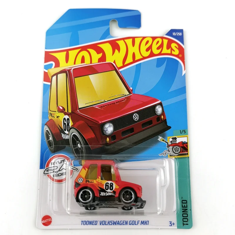 Hot Wheels 1/64 TOONED VOLKSWAGEN GOLF MK1 series Metal Die-cast Model Collection Toy Vehicles