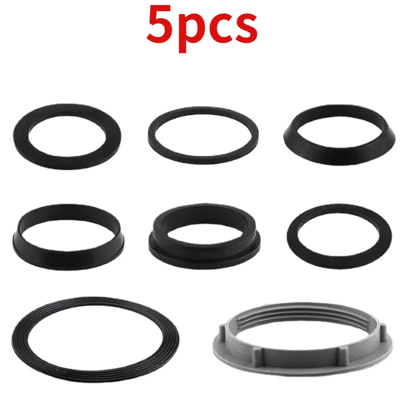 5pcs for Kitchen Sink Down Pipe Gasket Rubber Seal Ring Vegetable Basin Sink Drain Pipe Joint Gasket Cone Fitting