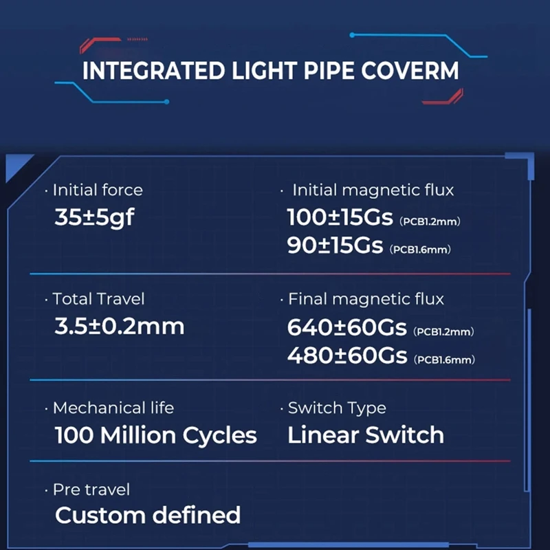 N85R-для TTC Magneto Switch King Of Magnetic Switch Linear для магнитной механической клавиатуры 35G 100M 3.5Mm