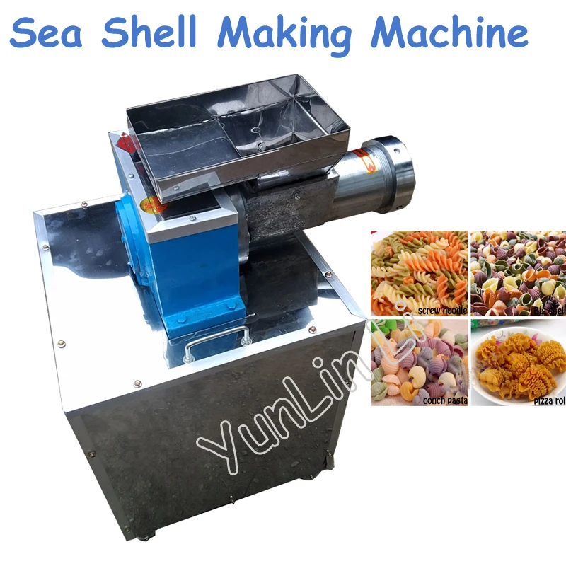 60 유형 국수 제조기 상업용 파스타 기계 프로세서 바다 쉘 만드는 기계 식품 밀가루 마카로니 바삭한 쉘 롤
