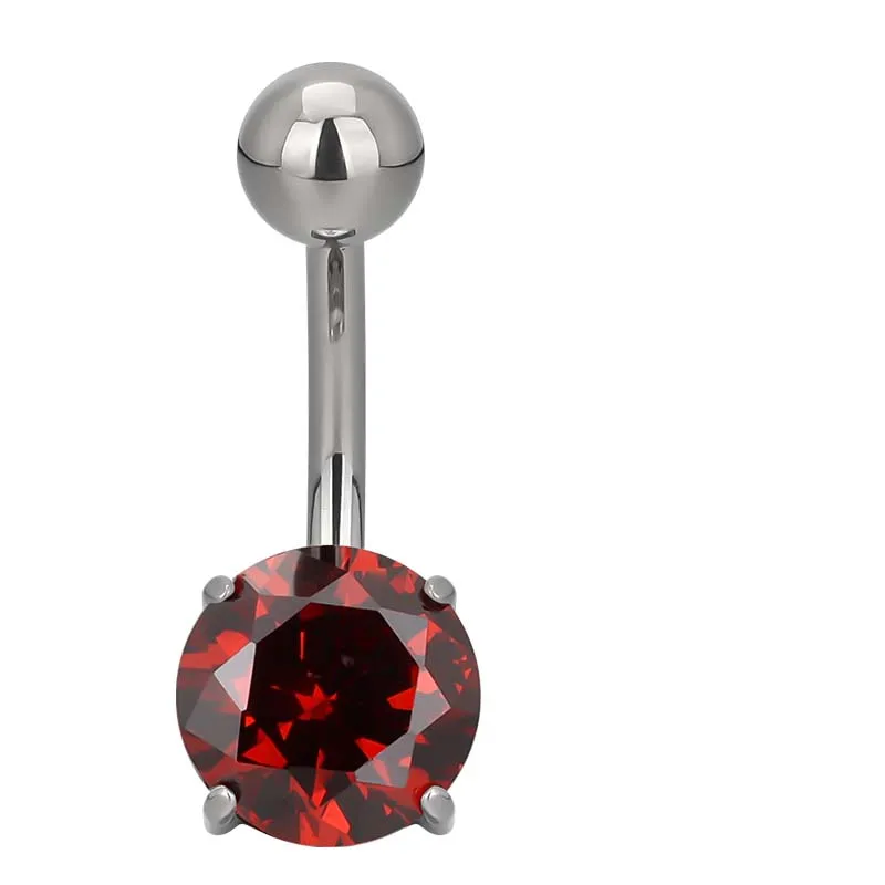 ASTM F136 Titanium Chain Belly Button Navel Ring