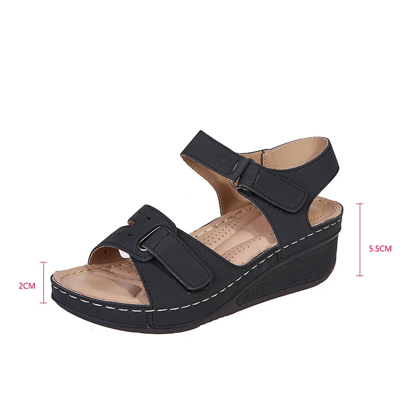 Sandalias de costura suave para mujer, zapatos planos cómodos con punta abierta, calzado de playa, Treking