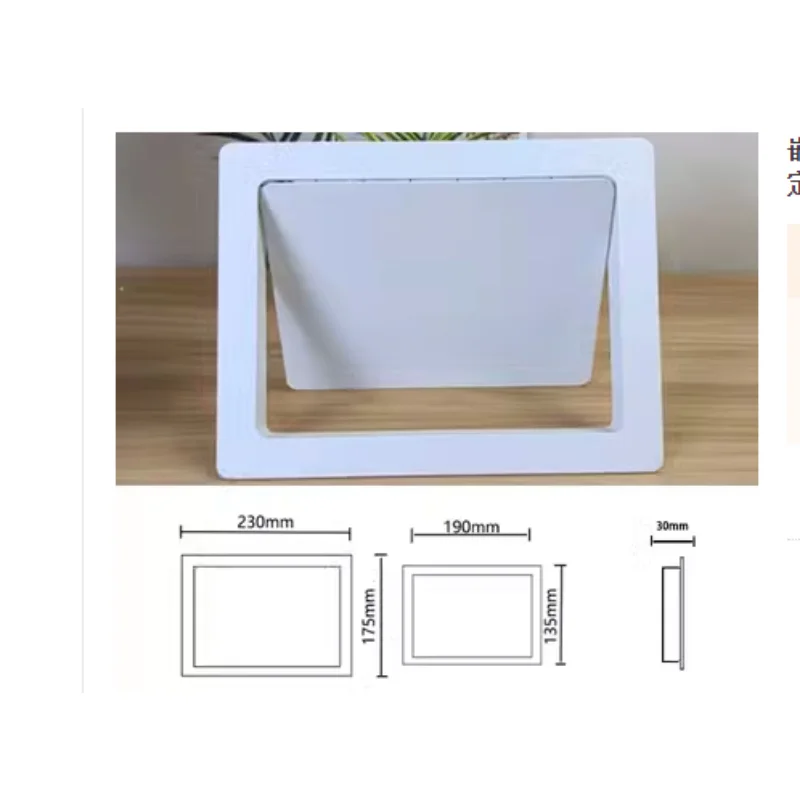 

1pcs Stainless steel hidden trash can lid, kitchen cabinet door, embedded side opening