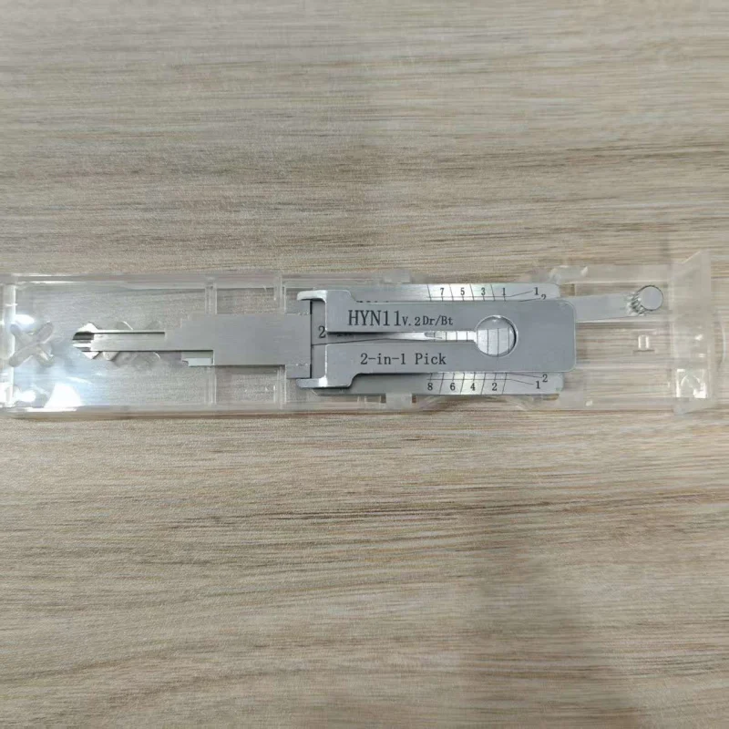 

HYN11 2 IN1 декодер для ключей из нержавеющей стали, ручной инструмент, уплотнительное кольцо, крючок, слесарные инструменты для HYUNDAI KIA