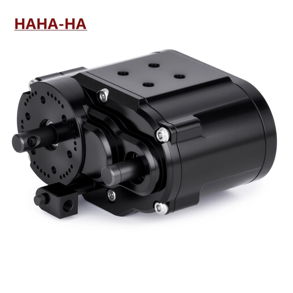 

2-Speed Transfer Case Gearbox With Steel Gears Ratio 1.8:1 / 0.7:1 for 1/10 RC Crawler Car Axial SCX10 90046 D90 Accessories