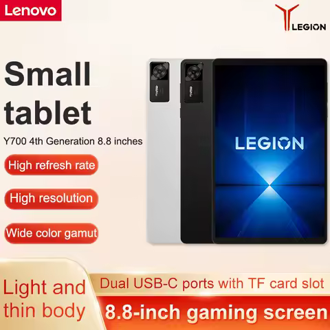 Lenovo Legion Y700 2025 Cn Android Tablet 4Th Generation Tb322Fc Gaming Tablet 12/256Gb 16/512Gb Snapdragon 8 Elite 8.8inch 165Hz 7600Mah Tablet Pc