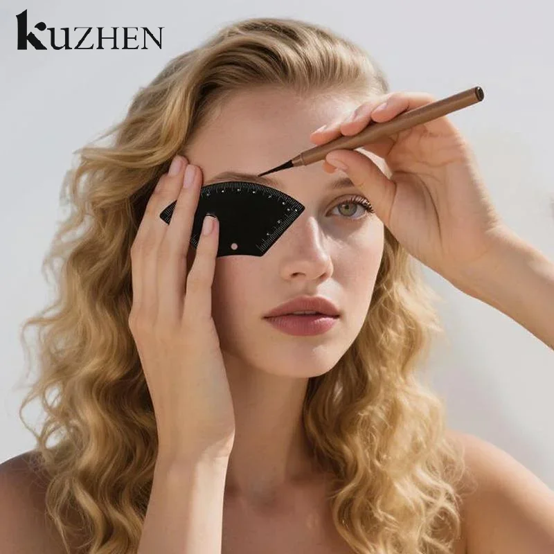 Snelle tekening wenkbrauw ontwerp liniaal microblading mapping tool vormgeven stencil permanente make-up tekening gids liniaal tattoo benodigdheden