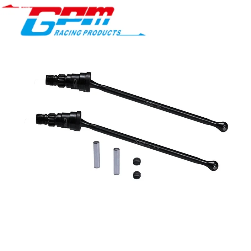 GPM TXM8170C 4140 MEDIUM CARBON STEEL FRONT/REAR DRIVESHAFT FOR TRAXXAS 1/5 X-MAXX 8S / X-Maxx Ultimate 8S / 1/6 PRO SCALE 2WD S