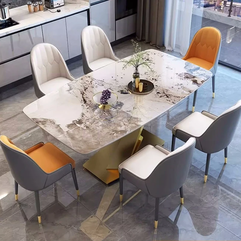 

Современный мобильный стол-консоль, роскошный стол для конференций, гостиной, кухни, обеденных столов, мраморный роскошный стол, мебель для балкона