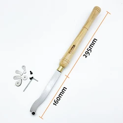 6PCS Interchangable HSS Cutter Hollow Woodturning Tool Gouge 2031