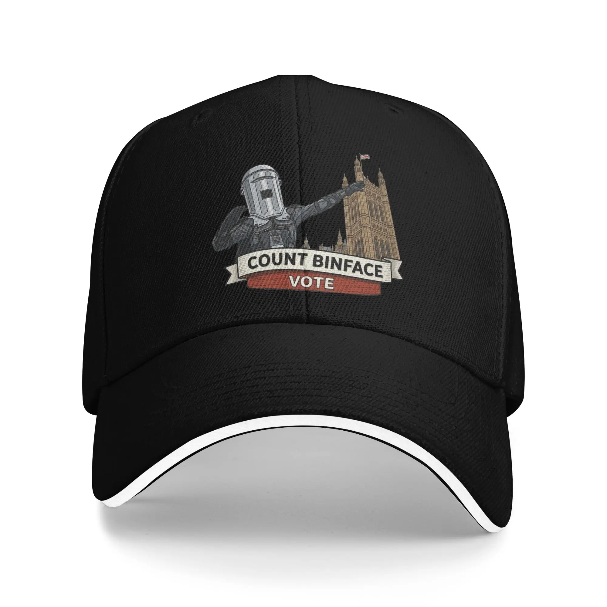 Vote Count Binface For Prime Minister  Baseball Caps Accessories Vintage  Snapback Hat For Men Women Daily Headewear  Adjustable