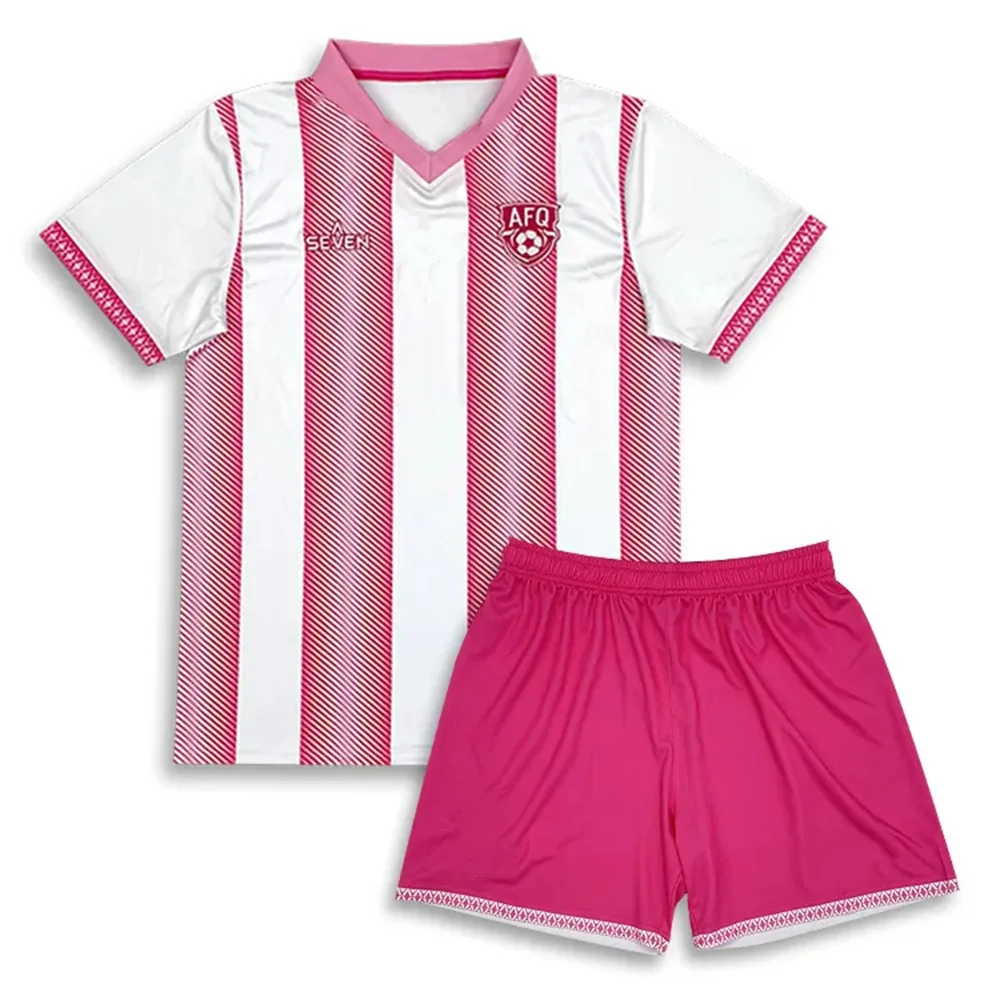 

“AFQ LUKUSA 12 Limited Tracksuit! Anti-UV Mesh Jersey + Shorts—3D AFQ × ‘LUKUSA 12’ Glow-in-The-Dark for Bold Soccer Spirit!”