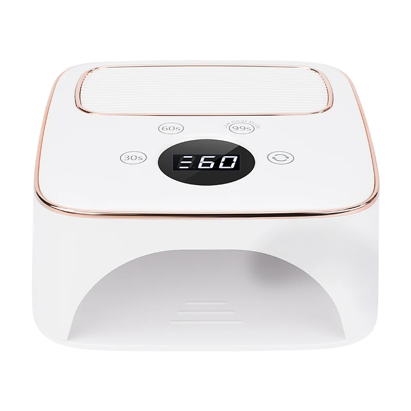2022 ใหม่เจลโคมไฟอบแห้ง 15600mA แบตเตอรี่ 48W UV LED เครื่องเป่าเล็บ UV LED โคมไฟสําหรับเล็บ Lounge