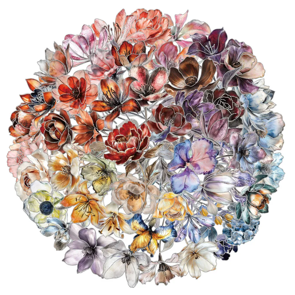 50PCS Creative Silv…