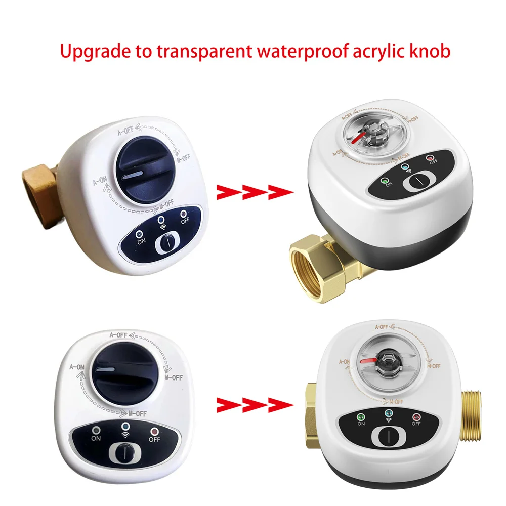 Smart WiFi Water Vavle Gas Shutoff For DN15/DN20/DN25 APP Wireless Control Timer Alarm automation linkage Valve Alexa Comparible