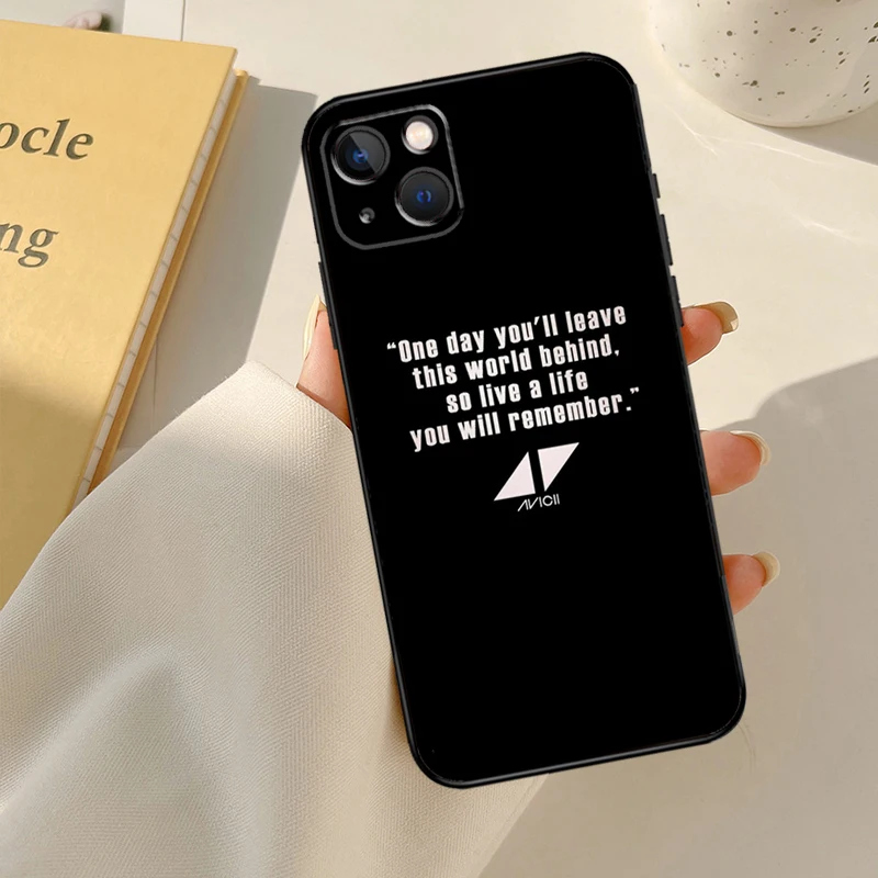 Avicii DJ Tim Bergling Case For iPhone 11 12 13 14 15 16 Pro Max Mini XS Max XR X Plus Back Cover Phone Case