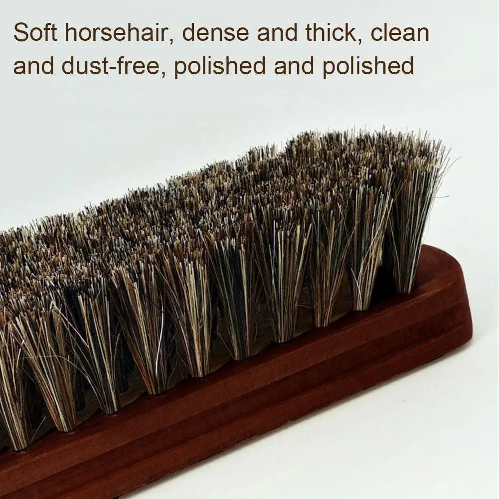 Soft Horsehair Leather Cleaning Brush Genuine Horsehair Detailing Brush Car Interior Detailing Tool For Car Cleaning And Washing