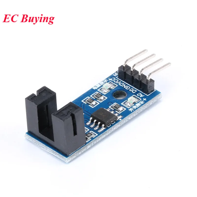 5pcs/1pc Photoelectric Beam Speed Sensor Module Slot-Type Optocoupler LM393 opto Coupler Tacho-Generator Counter For Arduino