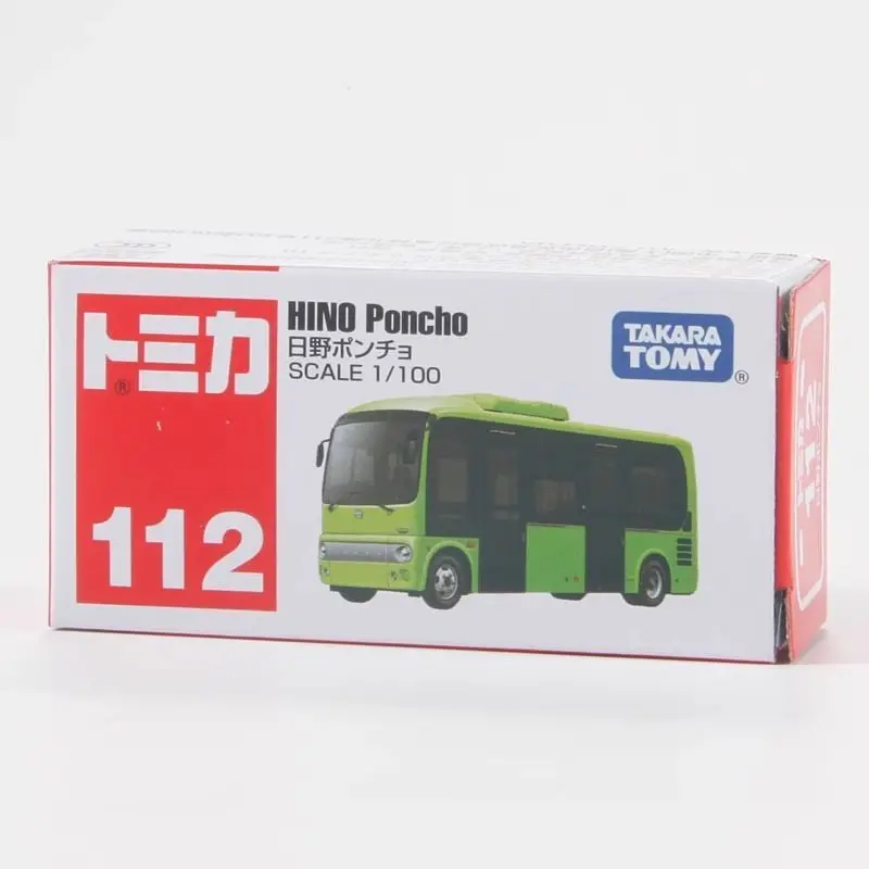 

TAKARA TOMY Hino Bus Green Alloy Car Model 112 Collectible Miniature Toy Christmas gifts for children