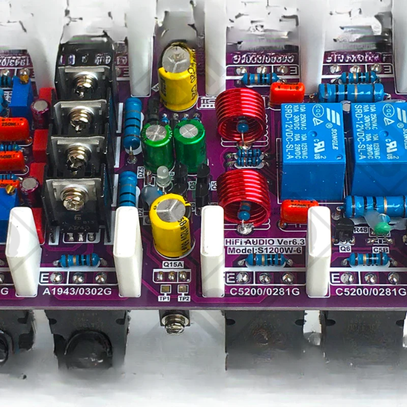 Dual channel DC1200S-7th generation, high power 16 tubes, power amplifier board