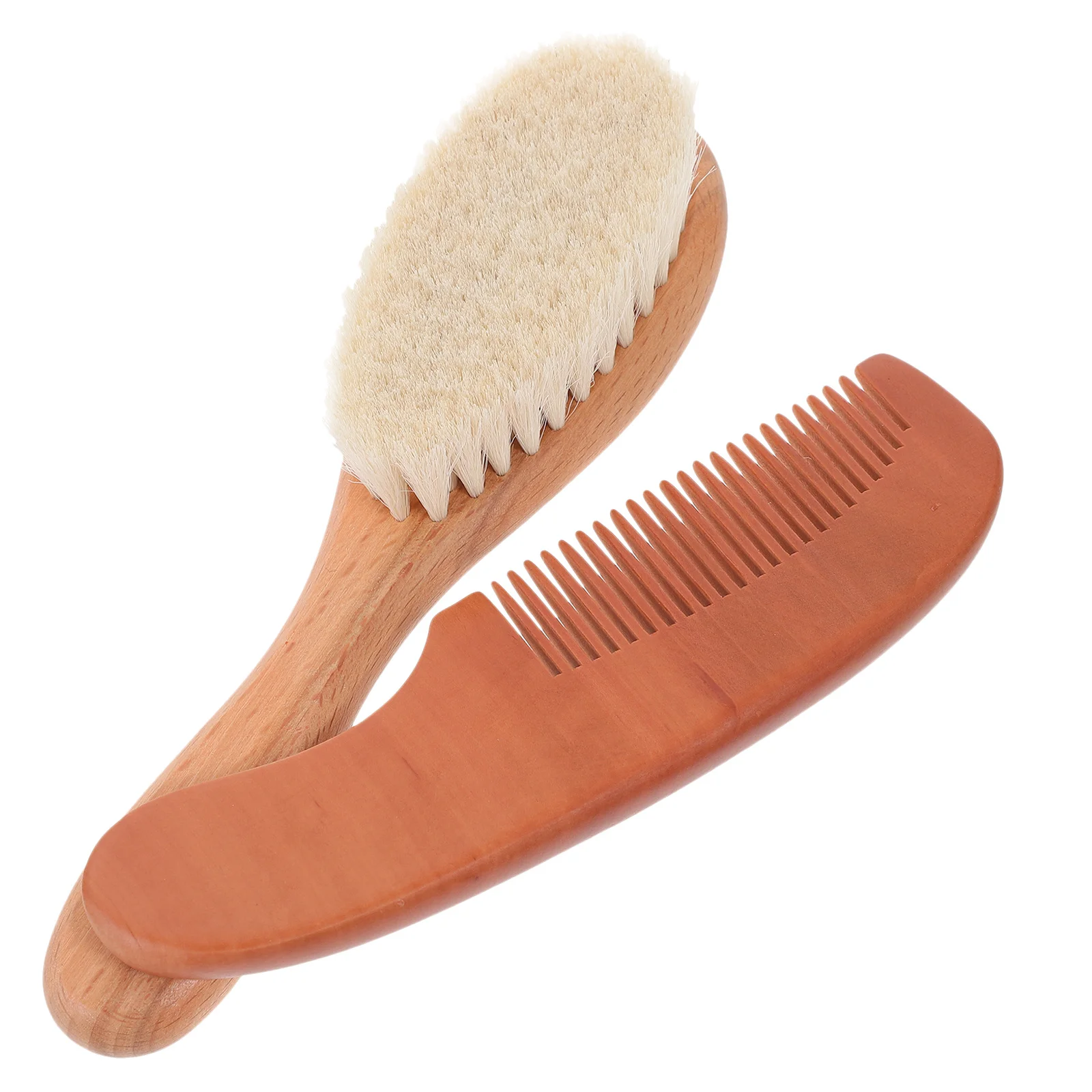 

Детская щетка для волос, набор расчесок, шерстяная деревянная щетка для массажа кожи головы новорожденных, принадлежности для ухода за волосами, детская щетка для волос, деревянная расческа для младенцев