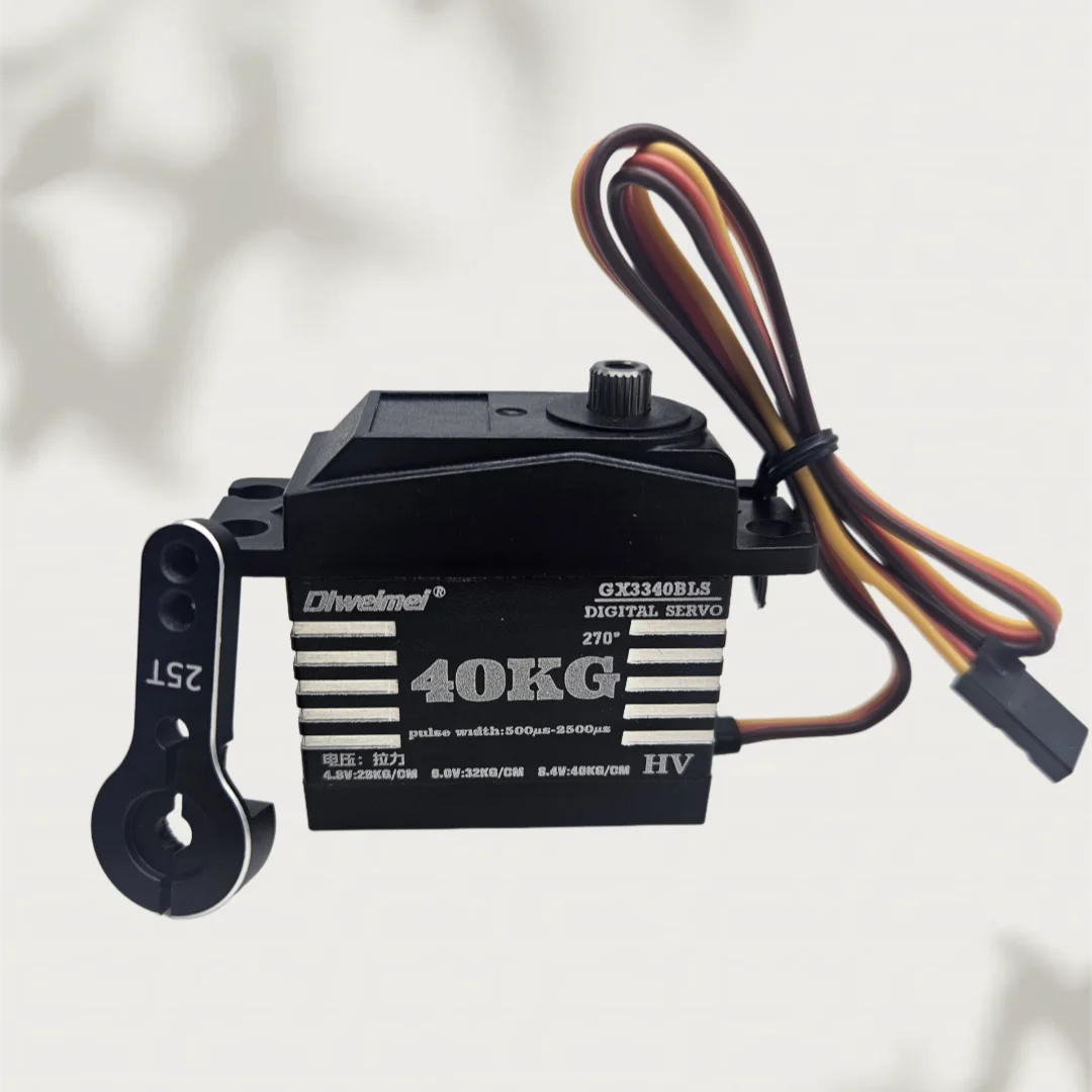 40kg Servo hollow cup servo high torque metal gear suitable for robotic arms and 1:10 and 1:12 remote control car models DL