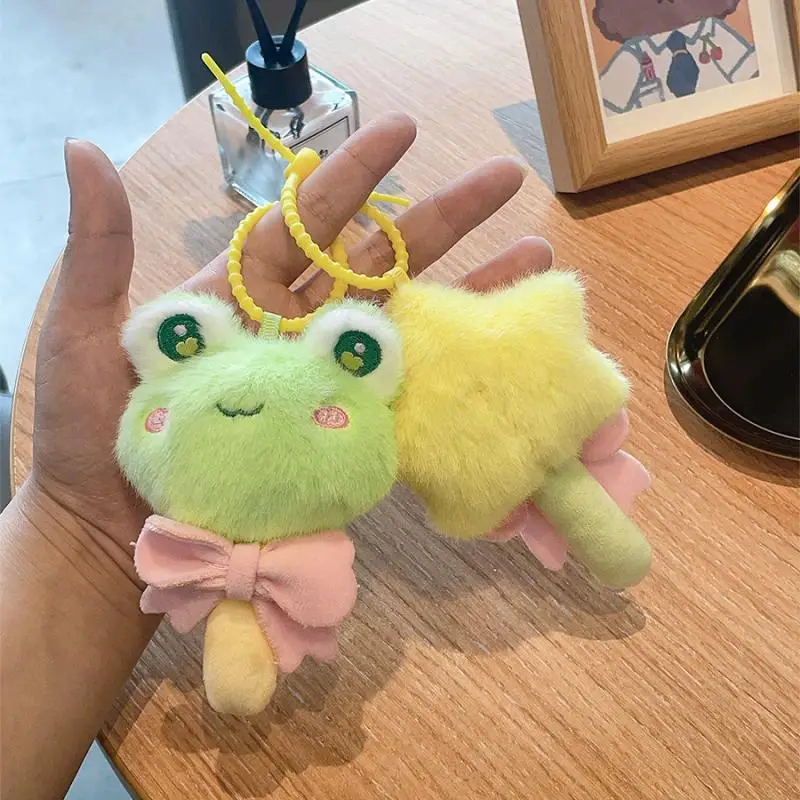 Plush Stuffed Doll Keychain, Adorable Animal, Creative Bag Pendant Accessory, Lovely Backpack Decoration, Couple's Key Chains.