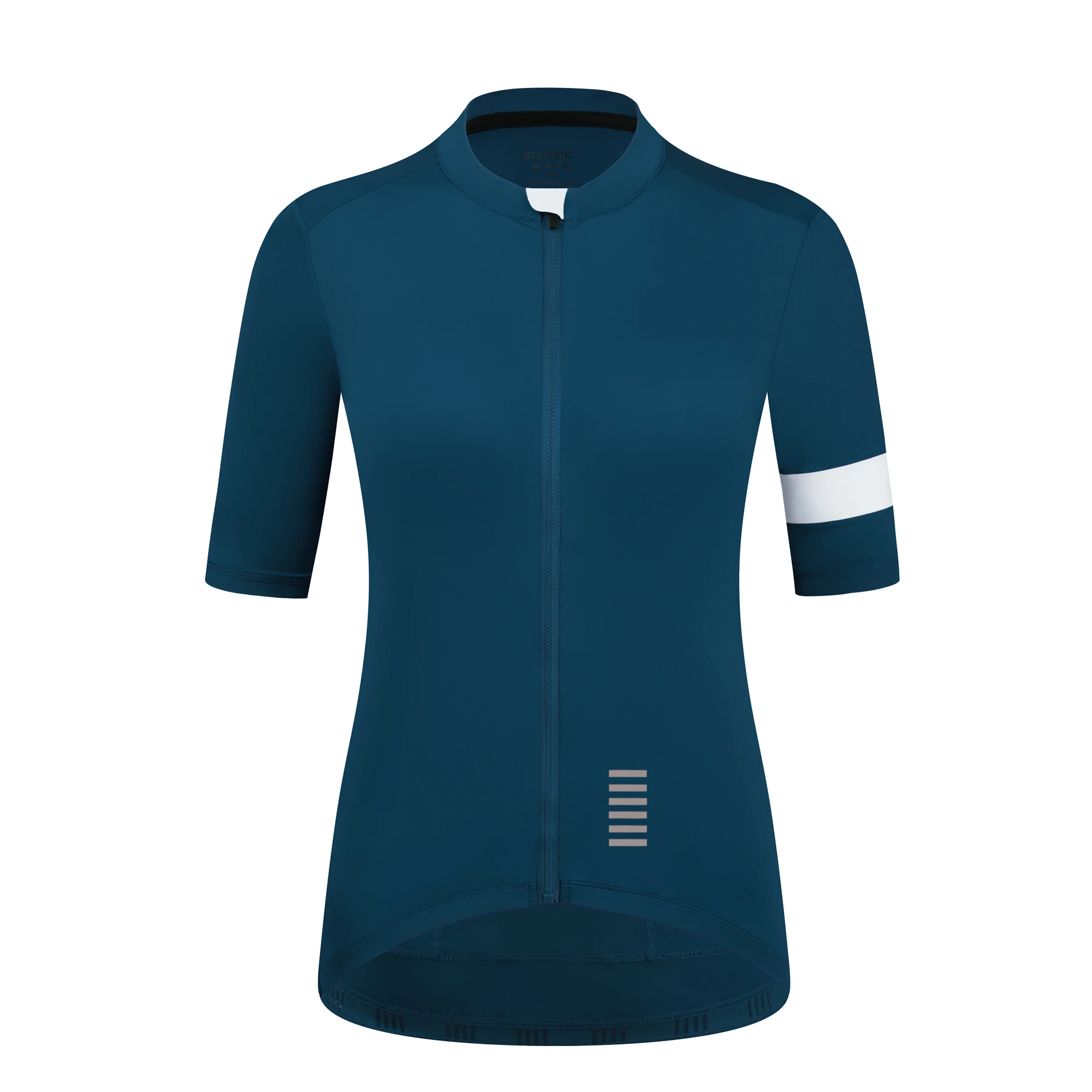 

RISESBIK Women's Cycling Jersey Short Sleeves Bike Shirt Girl Bicycle Tops Female Cycle Clothes Summer UPF+50