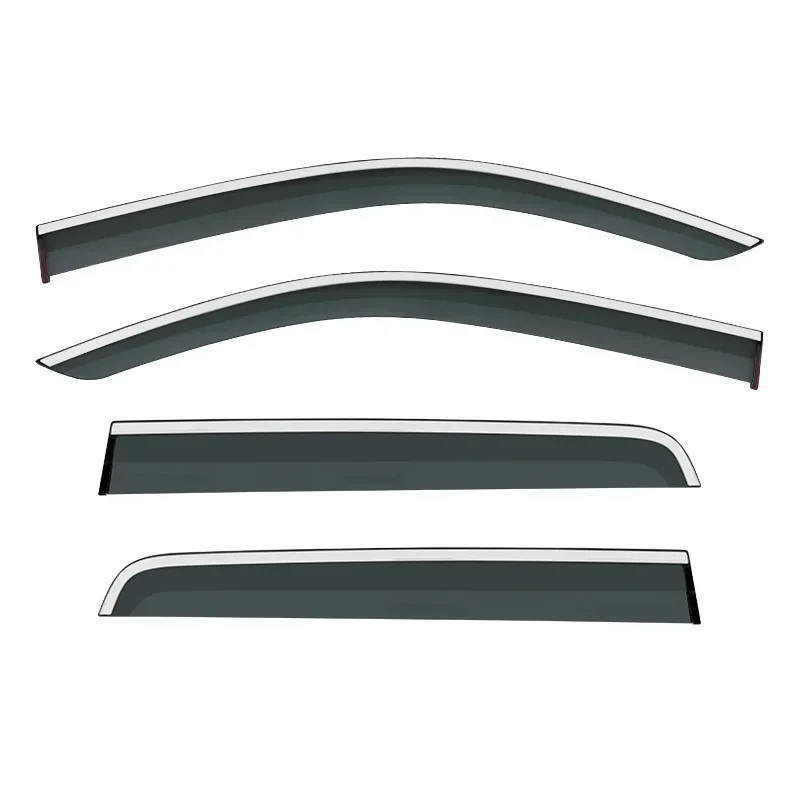 For MAZDA BT-50 Deflectors Visors Rain Guard Door Visor Vent Shades Ventvisor Car Cover Waterproof Stainless Steel Parts