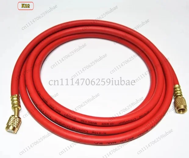 3m/5m Refrigerant Charging Hose, High Pressure Resistant R22 R410A AC Pipe, Vacuum Liquid Line Accessory