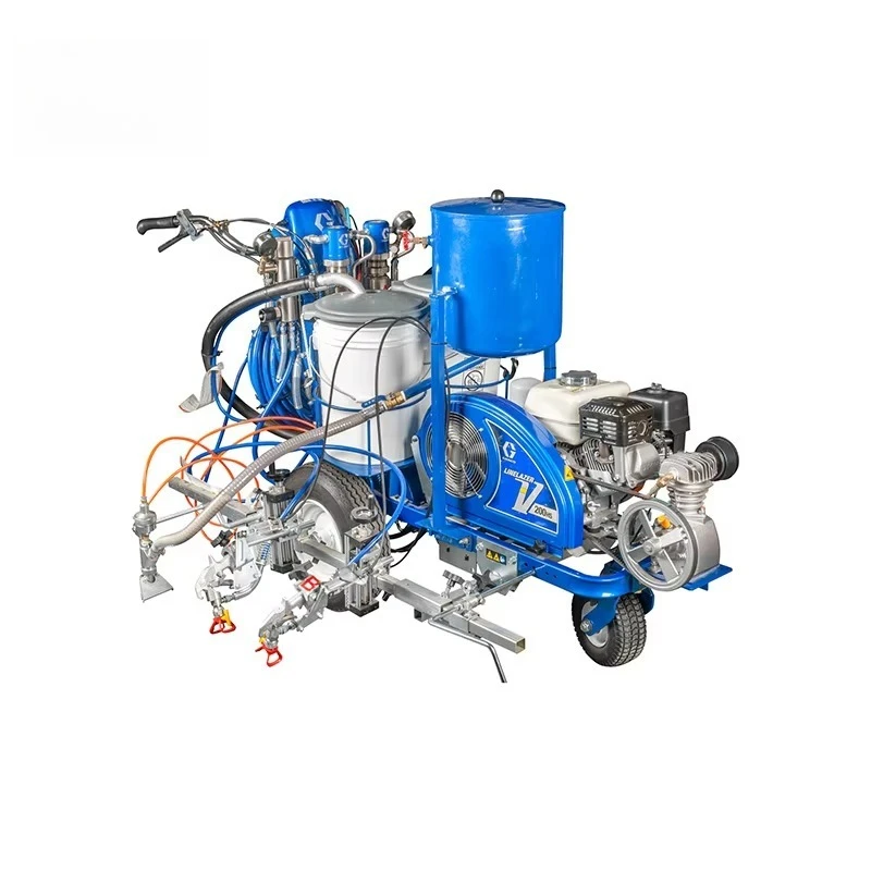 Increased Durability and Material Life MMA Two-component Pavement Road Marking Equipment with Engine for Pump