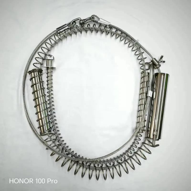 Thick Steel Spring Wire Rope With Nuts Practical Replacement For Wild Boar Trap 1PC
