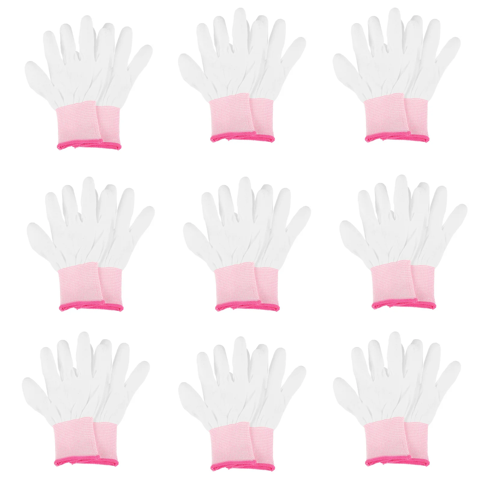 

Pu Coated Antistatic Nylon Work Gloves For Electronics Labs Construction Gardening Safety Protective Gloves
