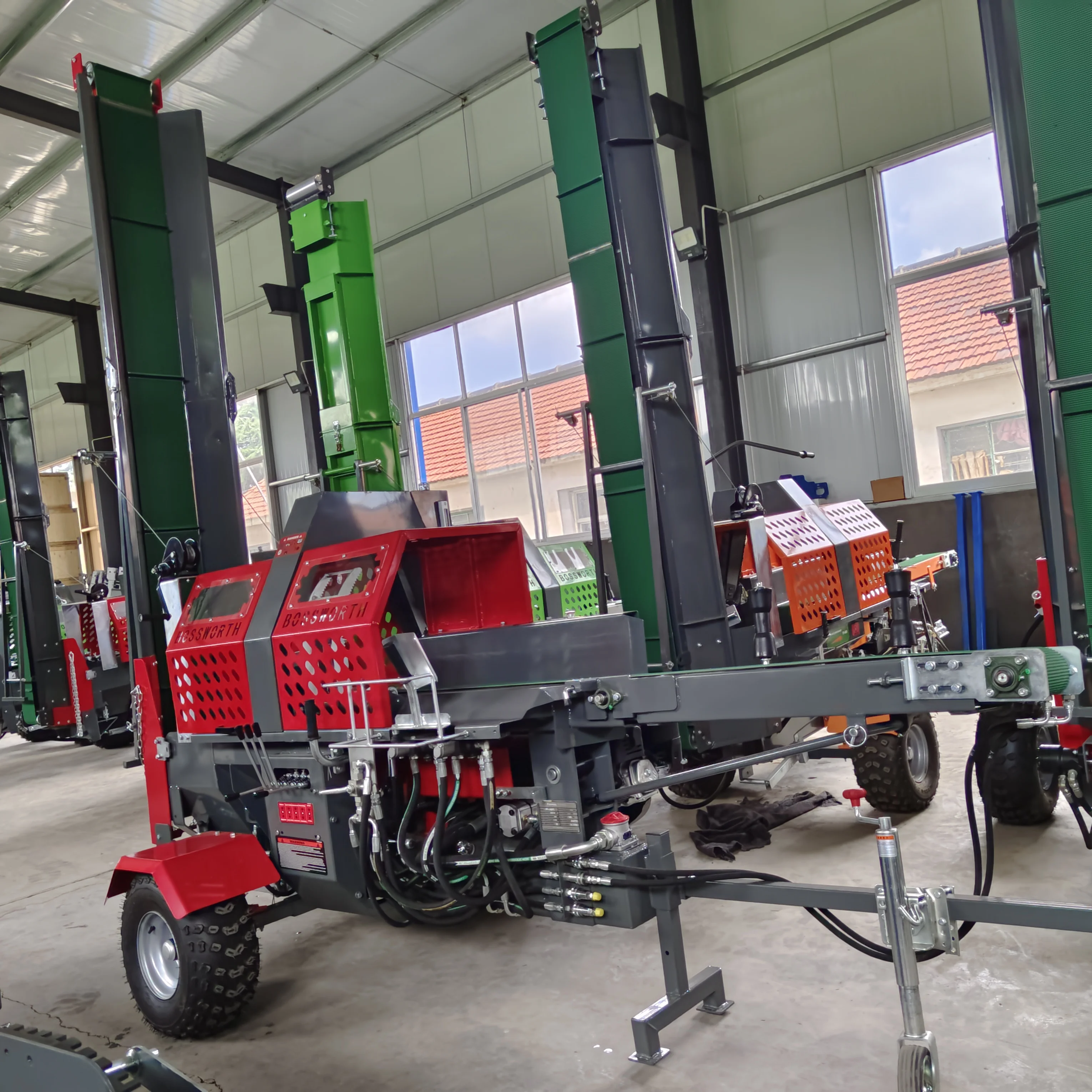 Customized Heavy Forestry Machinery Cutting Wood Machine Wood Processor Firewood Processor