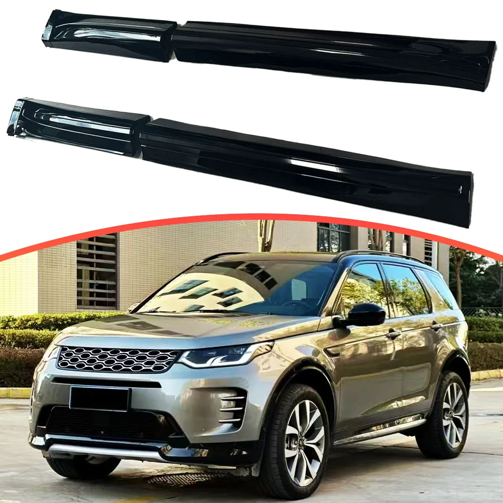 

4PCS Black Side Skirts Door Moulding Cover for LR Discovery Sport 2020-2025 Car Accessories