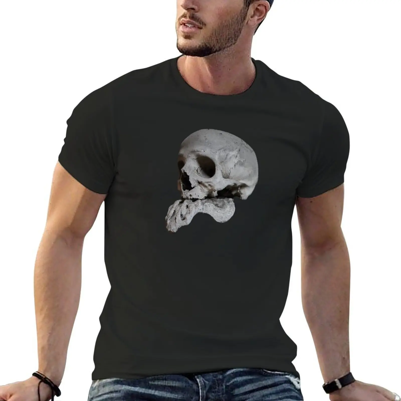 

Sedlec Ossuary Skulls Photo Art, Human Bone Church Mystery Skulls Art, Halloween Skull T-Shirt